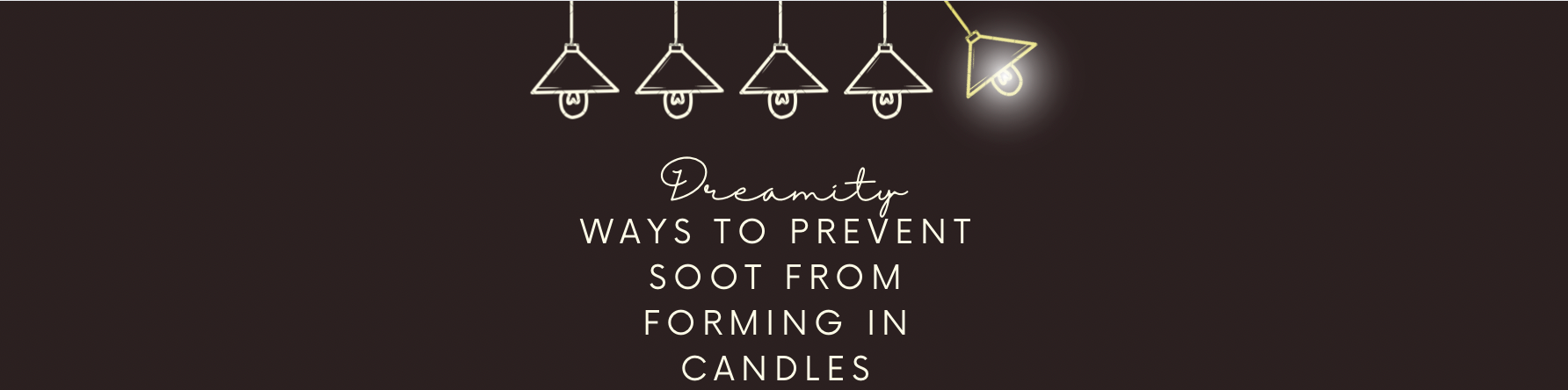 Ways to prevent soot from forming in candles