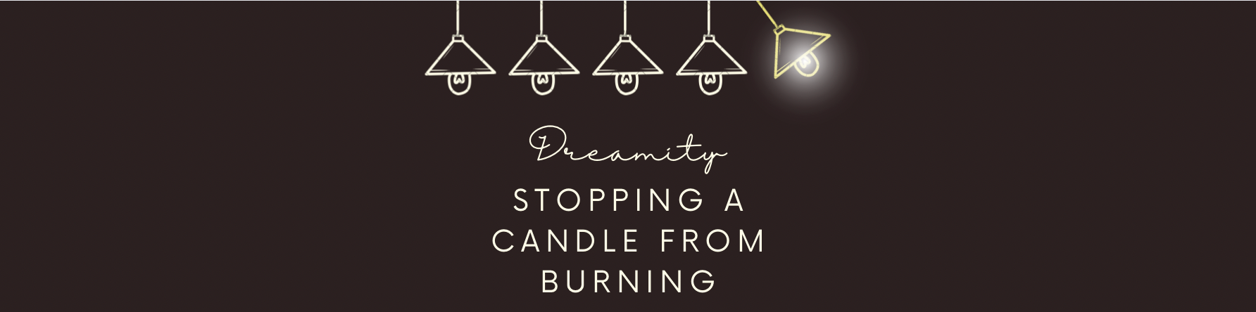 Stopping a candle from burning
