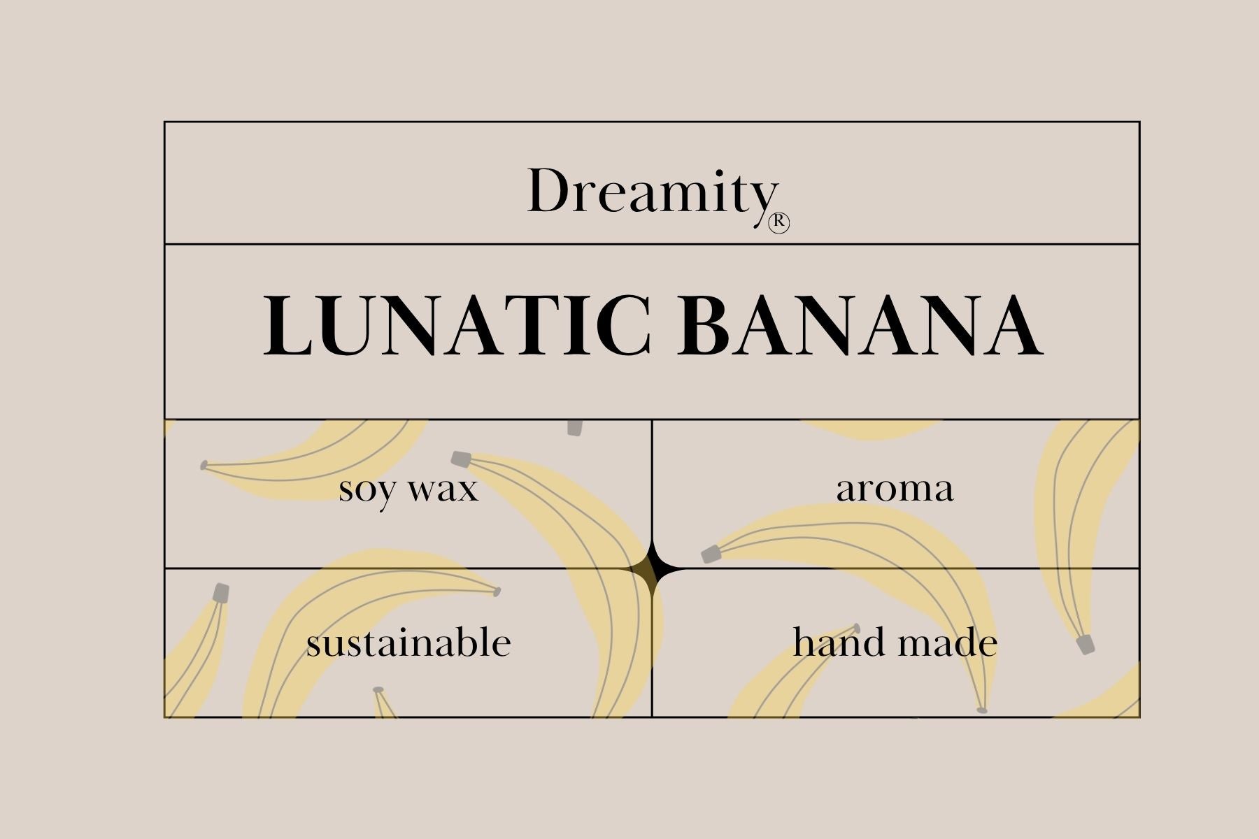 Lunatic Banana Candle
